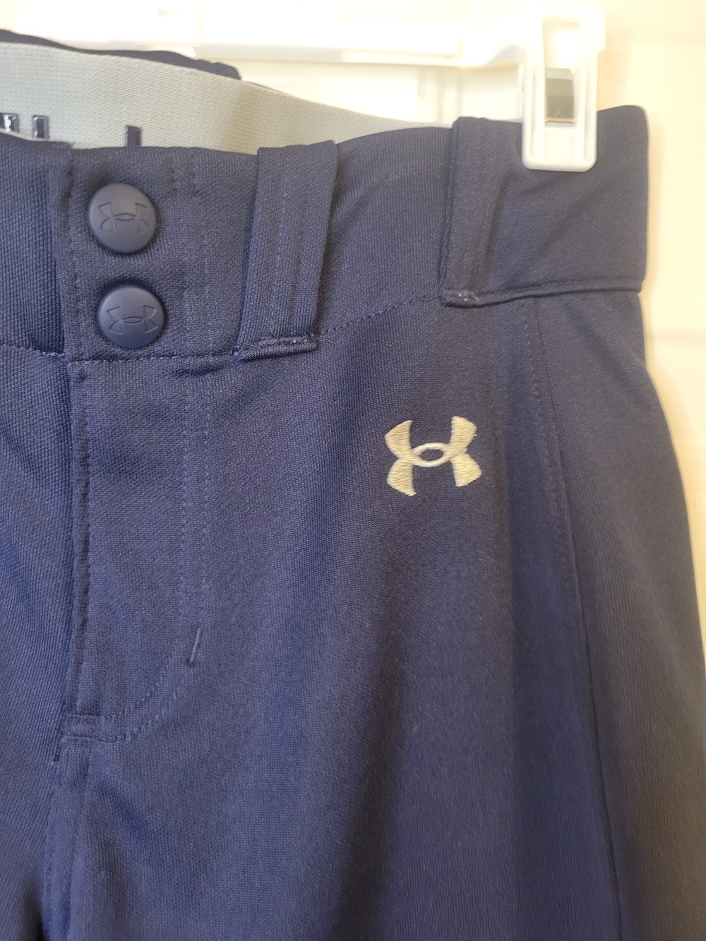 Under Armour Kids' Navy Performance Baseball Pants - Picture 4 of 10